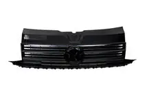 Volkswagen T6 2015-2024 Frontgrill Schwarz Glanz (für Emblem) Foto 2