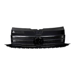 Frontgrill Schwarz Glanz (für Emblem) Volkswagen T6 2015-2024 Foto 2