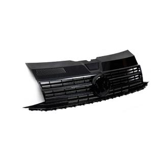 Frontgrill Schwarz Glanz (für Emblem) Volkswagen T6 2015-2024 Foto 1
