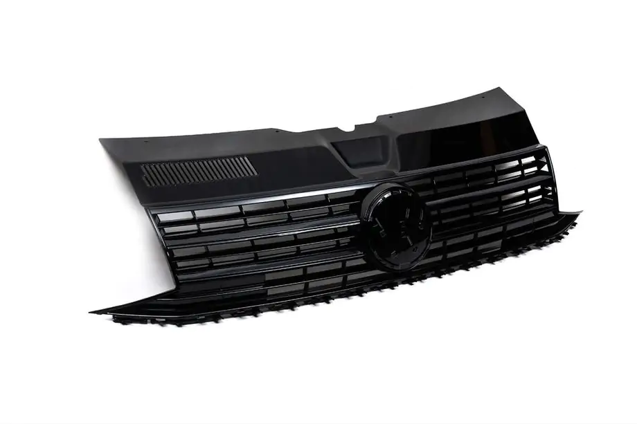 Volkswagen T6 2015-2024 Frontgrill Schwarz Glanz (für Emblem) Image