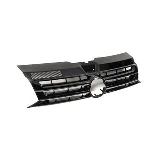 Frontgrill Schwarz Glanz (für Emblem) Volkswagen T5 2010-2015 Foto 3