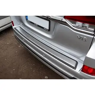 Heckstoßstangeneinsatz 2016+ (ABS+ Edelstahl) Toyota Land Cruiser 200 2007-2021 Foto 2