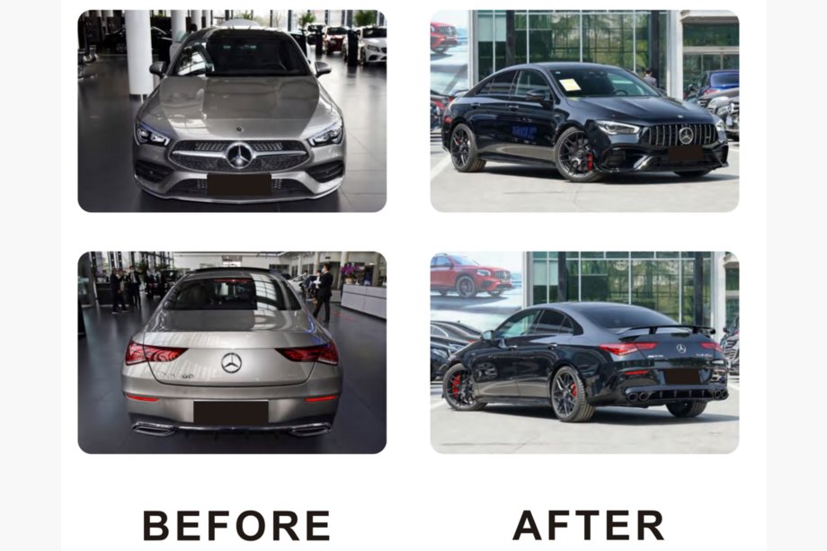 Mercedes CLA C118 2019- AMG CLA45 Bodykit Komplettsatz Image