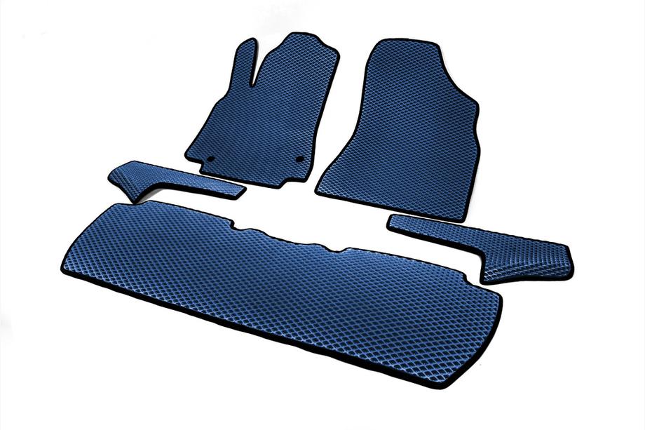 Peugeot Partner Tepee 2008-2018 EVA Fußmatten (Blau) Vorne + hinten (3-teilig) Foto 2