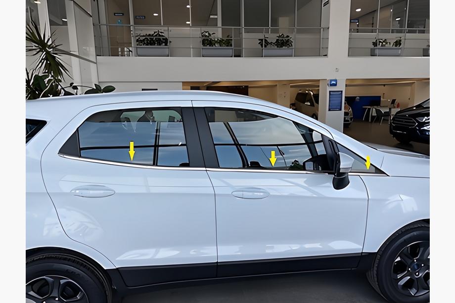 Ford Ecosport 2013-2022 Fensterrahmen Zierleisten Edelstahl (6 Stk) Image