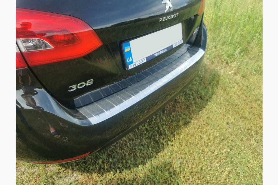 Peugeot 308 2014-2021 Heckstoßstangenschutz Carmos (SW, Edelstahl) Image