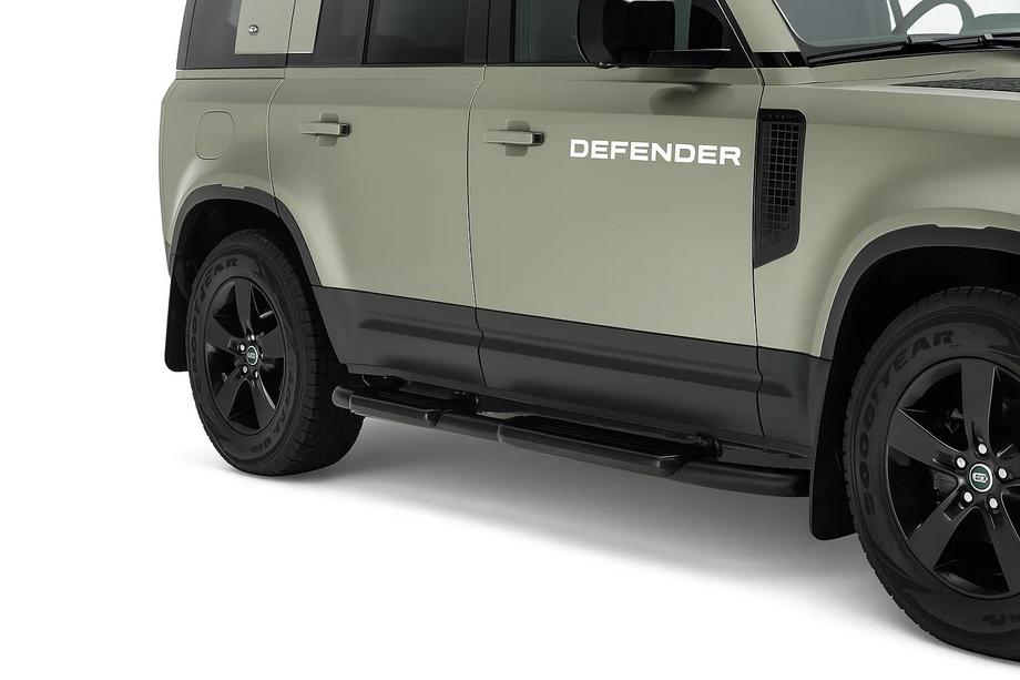Land Rover Defender 2019- OEM Black Seitliche Trittbretter (für 110/130, 2 Stk.) Image