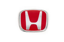 Honda Emblem (rot, selbstklebend) Foto 1