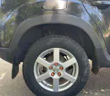 Renault Duster 2008–2017 Kotflügelverbreiterungen (4 Stk., schwarzes ABS) Foto 4