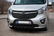 Fiat Talento 2016- Frontbügel WT003 Schwarz Edelstahl Foto 1