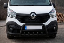 Nissan NV300/Primastar 2016- Frontbügel WT003 Schwarz Edelstahl Foto 2