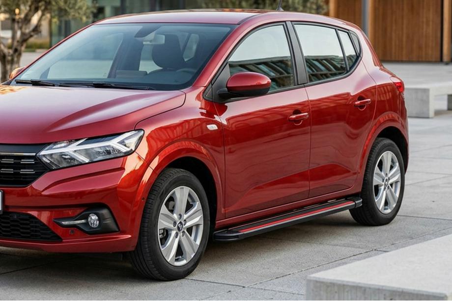 Dacia Sandero 2021- Seitenschweller Maya Red (2 Stk., Aluminium) Image