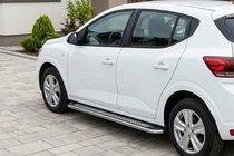 Dacia Sandero 2021- Trittbretter Maydos V2 (2 Stk., Aluminium) Foto 1