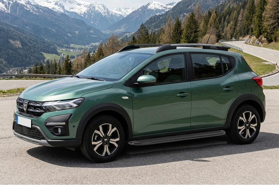 Dacia Sandero 2021- Seitenschweller Tayga Black (2 Stk., Aluminium) Image