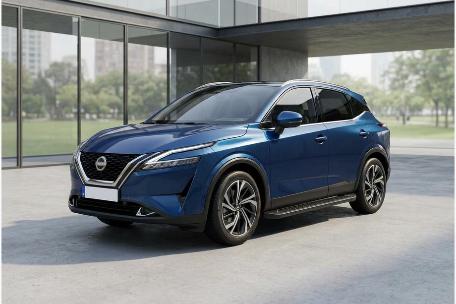 Nissan Qashqai 2021- Trittbretter Allmond Black (2 Stk., Aluminium) Image