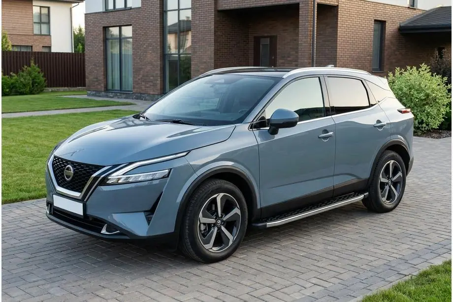 Nissan Qashqai 2021- Seitenschweller BlackLine (2 Stk., Aluminium) Image