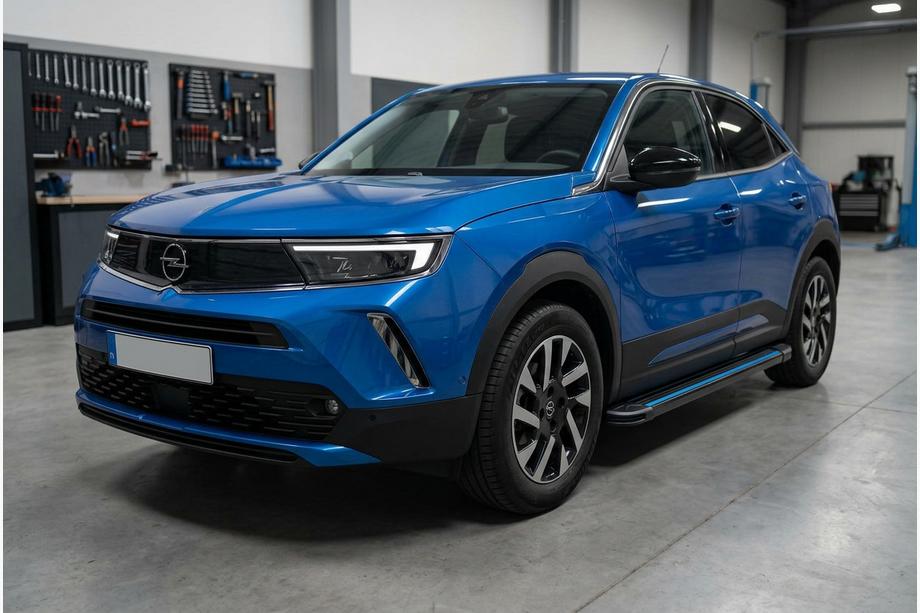 Opel Mokka 2021- Seitenschweller Maya Blue (2 Stk., Aluminium) Image