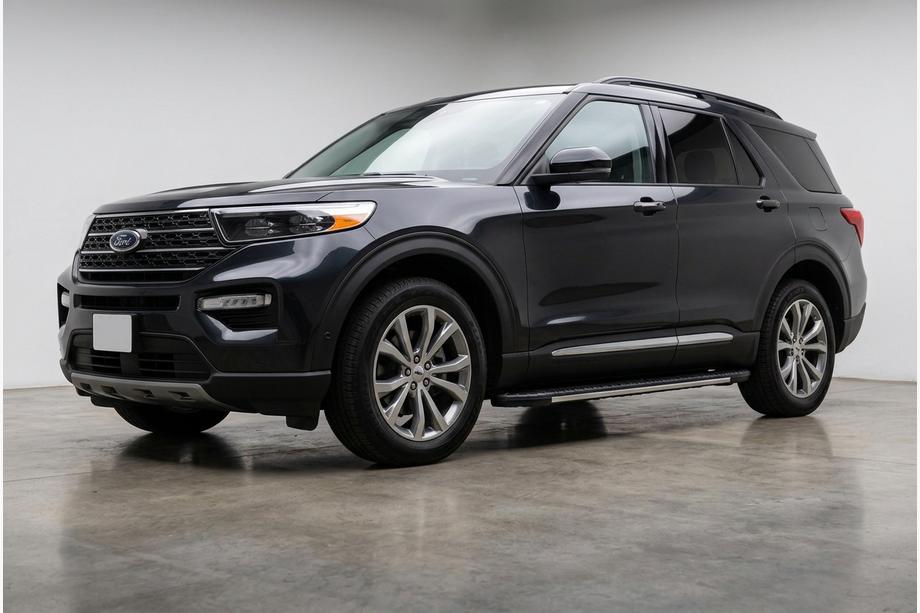 Ford Explorer 2019- Trittbretter Bosphorus Grey (2 Stk., Aluminium) Image