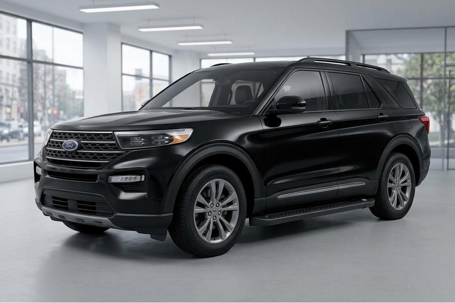 Ford Explorer 2019- Trittbretter Allmond Black (2 Stk., Aluminium) Image