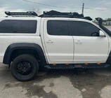 Volkswagen Amarok 2010-2022 Seitenstufen Dakar V2 mit LED (2 Stk, Metall) Foto 7