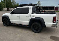 Volkswagen Amarok 2010-2022 Seitenstufen Dakar V2 mit LED (2 Stk, Metall) Foto 9