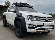 Volkswagen Amarok 2010-2022 Seitenstufen Dakar V2 mit LED (2 Stk, Metall) Foto 2