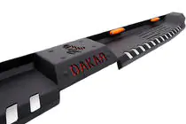 Toyota Hilux 2006-2015 Seitenstufen Dakar Schwarz V2 mit Beleuchtung (2 Stk, Metall) Foto 2
