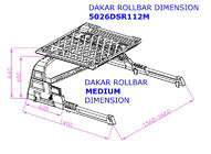 Nissan Navara/NP300 2016- Rollbar mit Korb Dakar (für Rollcover) Foto 8