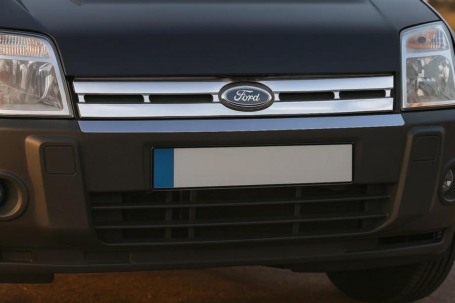 Ford Connect 2006–2009 Chrom Kühlergrill Abdeckungen (Edelstahl) Carmos - Türkischer Edelstahl Image