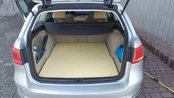 Volkswagen Passat B7 2012-2015 Kofferraummatte (EVA, Beige) SW Foto 3
