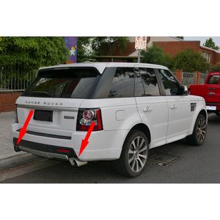 Auspuffblenden V2 (2 Stk, Edelstahl) Range Rover Sport 2005-2013 Foto 1
