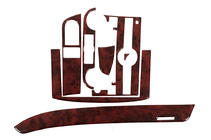 Chevrolet Aveo T250 2005-2011 Armaturenbrett Abdeckungen (kleines Set) Aluminium Foto 1