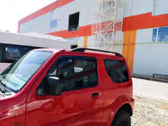 Suzuki Jimny 1998-2018 Dachreling Skyport (schwarz) Foto 4