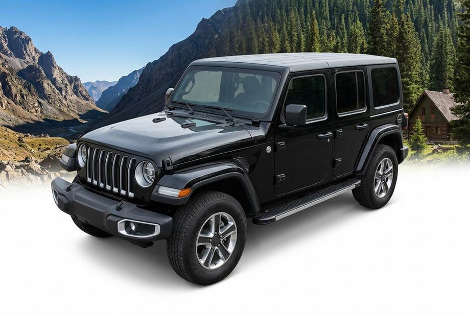 Jeep Wrangler 2018- Seitenschweller Maya V1 (2 Stk., Aluminium) Image