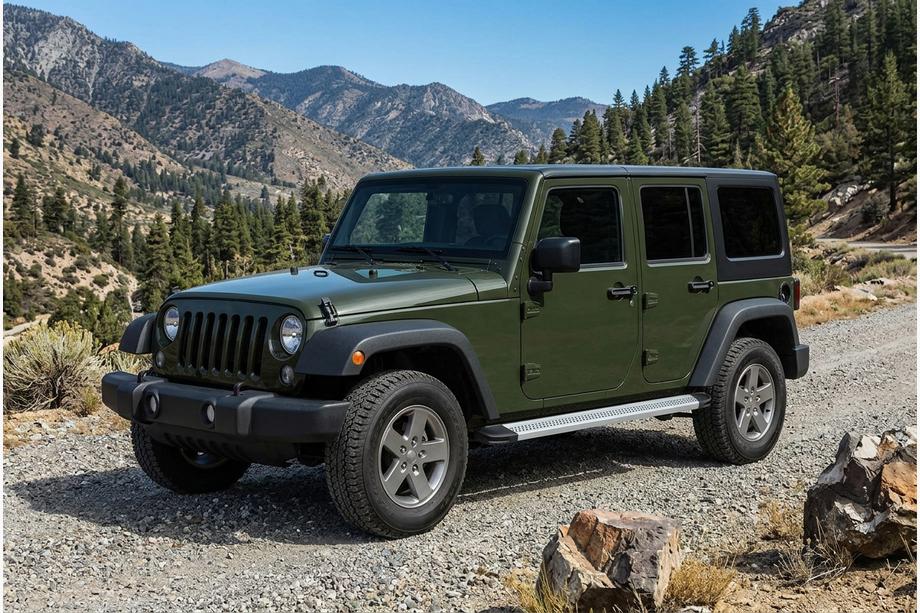 Jeep Wrangler 2018- Seitenschweller Maya V2 (2 Stk., Aluminium) Image