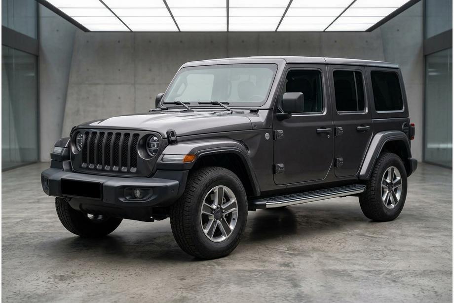 Jeep Wrangler 2018- Seitenschweller BlackLine (2 Stk., Aluminium) Image