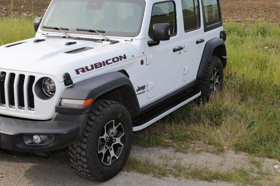 Jeep Wrangler 2018- Seitenschweller Tayga Grey (2 Stk., Aluminium) Image