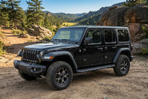 Jeep Wrangler 2018- Seitenschweller Tayga Black (2 Stk., Aluminium) Foto 1