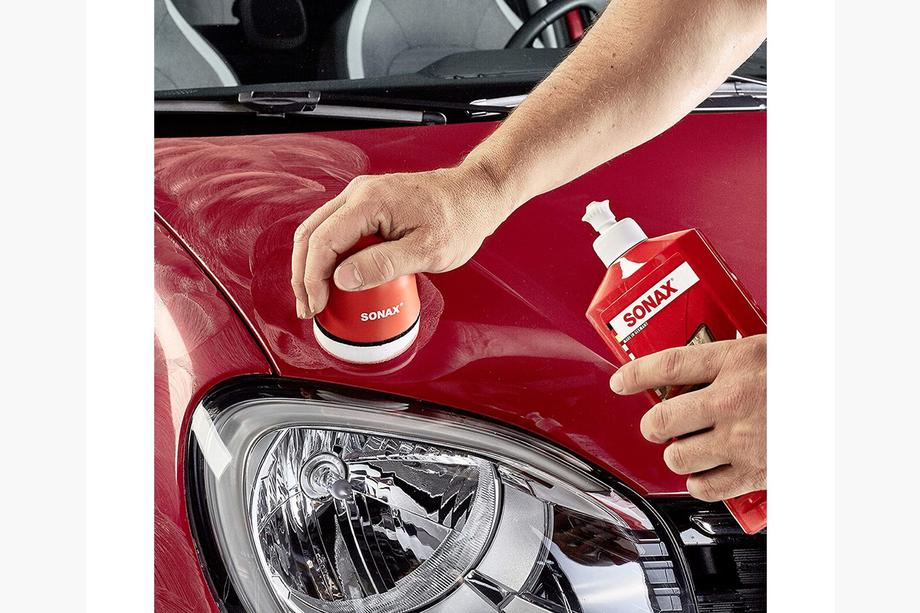 Sonax NanoPro Farbpolitur Rot mit Wachs 500ml Foto 3
