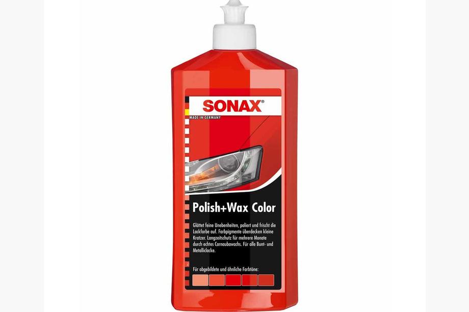 Sonax NanoPro Farbpolitur Rot mit Wachs 500ml Foto 1