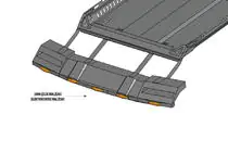 Volkswagen Amarok 2010-2022 Frontscheibenblende unter Dachträger DAKAR (LED) Foto 7