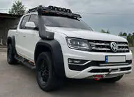 Volkswagen Amarok 2010-2022 Frontscheibenblende unter Dachträger DAKAR (LED) Foto 2