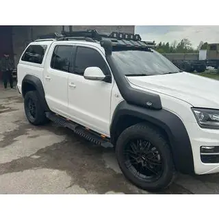 Frontscheibenblende unter Dachträger DAKAR (LED) Volkswagen Amarok 2010-2022 Foto 4