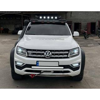 Frontscheibenblende unter Dachträger DAKAR (LED) Volkswagen Amarok 2010-2022 Foto 1