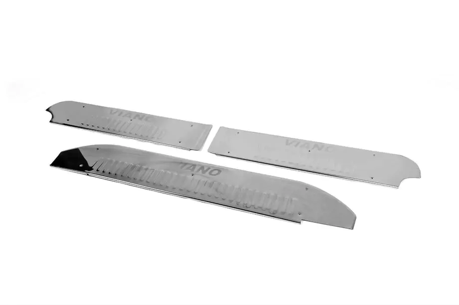 Mercedes Viano 2004-2014 Einstiegsleisten innen Carmos V4 Edelstahl Image