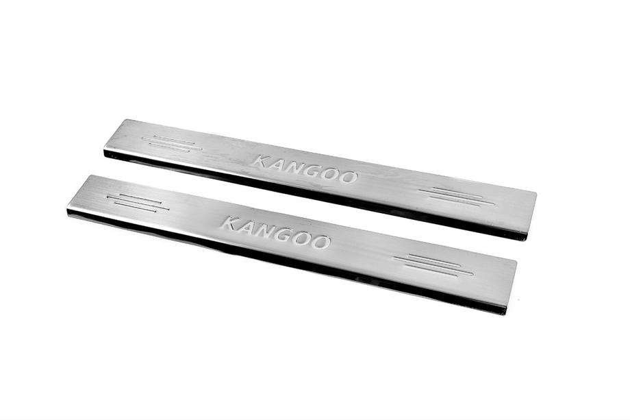 Renault Kangoo 1998-2008 Einstiegsleisten Carmos V2 (Edelstahl) Image