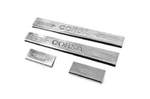 Opel Corsa C 2000-2006 Einstiegsleisten Edelstahl Carmos V2 (4 Stk) Foto 1