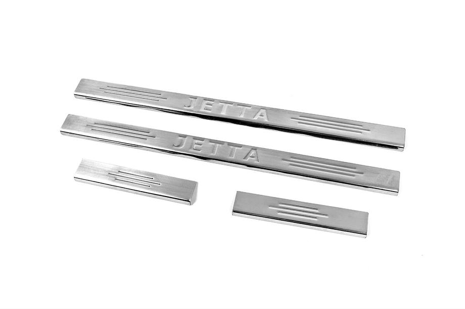Volkswagen Jetta 2006-2011 Einstiegsleisten Edelstahl Carmos V2 (4 Stk) Image