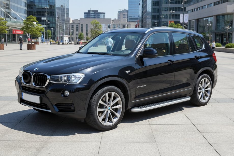 BMW X3 F25 2011-2018 Seitenschweller Tayga Grey (2 Stk., Aluminium) Image