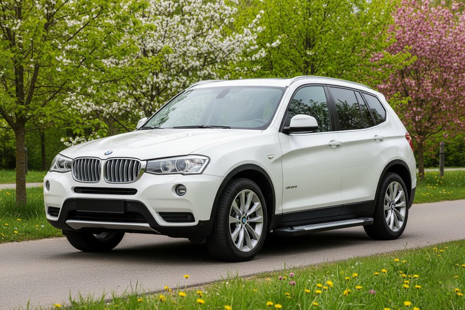 BMW X3 F25 2011-2018 Trittbretter Allmond Grey (2 Stk., Aluminium) Image